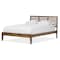 Baxton Studio Daylan Solid Walnut Wood Slatted Queen Size Platform Bed 125-6910 - alternate 1